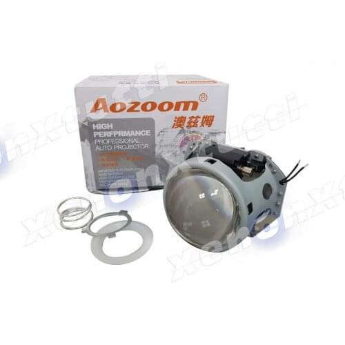 AOZOOM pair projectors lenticular HELLA 5 H4 3 inch
