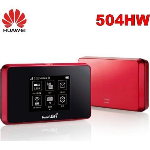 Unlock 4g Wifi Router with SIM Card Slot huawei 504hw 4g portable wireless wifi router