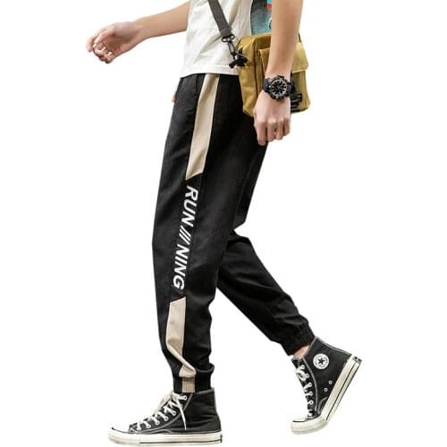 Joggers Men Casual Sport Sweatpants Streetwear Fashion Techwear Pants Ankle-length Harem Trousers