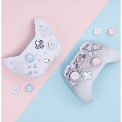 ZOMTOP for Xbox One S Silicone Caps Cat Claw Joystick Analog Stick Thumb Grips Cover for Xbox One Controller Joystick Cap