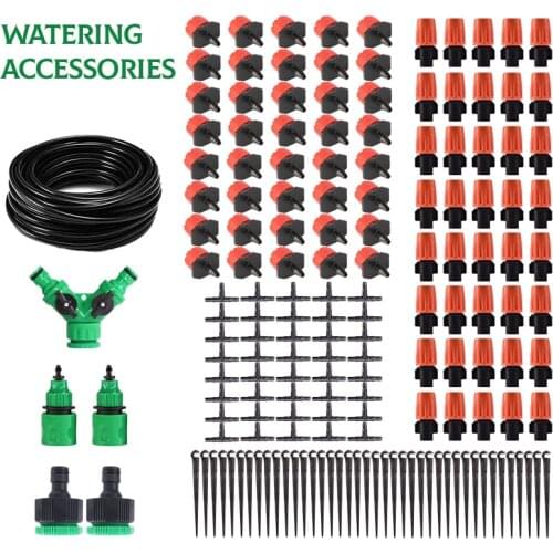 Garden Drip Irrigation System Water-saving Automatic Irrigation Equipment Suitable for Garden Greenhouses Plant Watering Kits