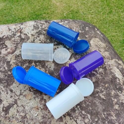 50pc 60ml Moistureproof Tobacco Storage Tube Cones Rolled Hemp Holder Doob Tube Herb Sealed Tank Cigarette Storages Box with Lid