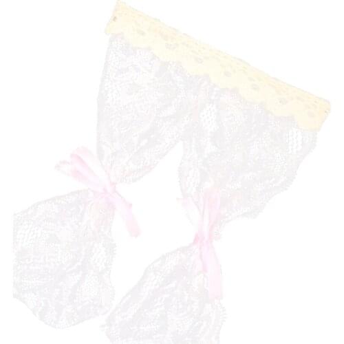 Adorable Handmade Dollhouse Miniatures Home Decoration Lace Curtain for 1/12 Scale Dollhouse