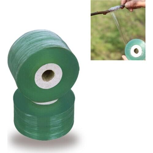 Green 100M Nursery Grafting Tape Stretchable Self-adhesive For Garden Tree Seedling