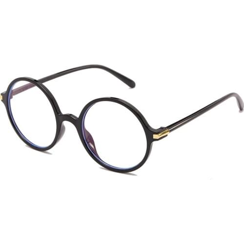 Vintage Round Frame Eyeglasses For Women PC Frame Anti Blue Light Blocking Glasses Women oculos feminino Gafas Glasses A0030