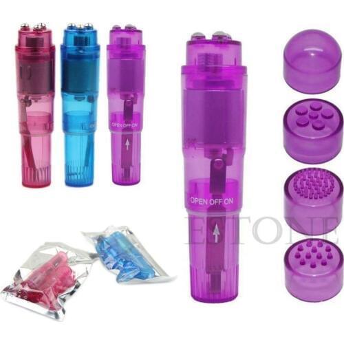 1PC Supre Mini Vibrator female Full Body Massager Relieve Stress Travel Pocket Rocket 3Colors New