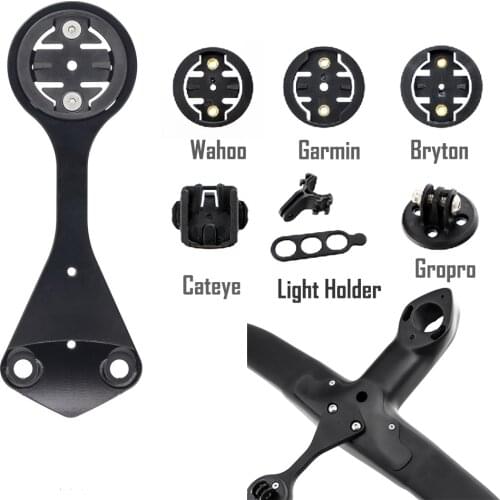 2021 F12 bike handlebar computer Mount for Garmin Cateye igpsport Blackbird GoPro wahoo Light Camera bicycle Mount Holder