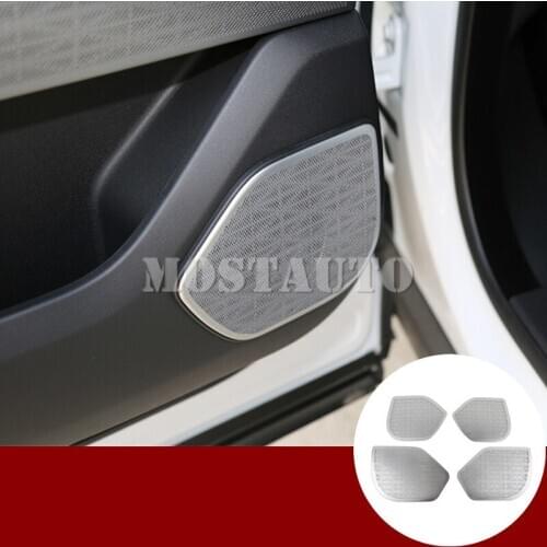For Land Rover Range Rover Velar Inner Car Door Speaker Cover Trim 2017-2020 4pcs Car Accessories Interior Car Decor Car Trim