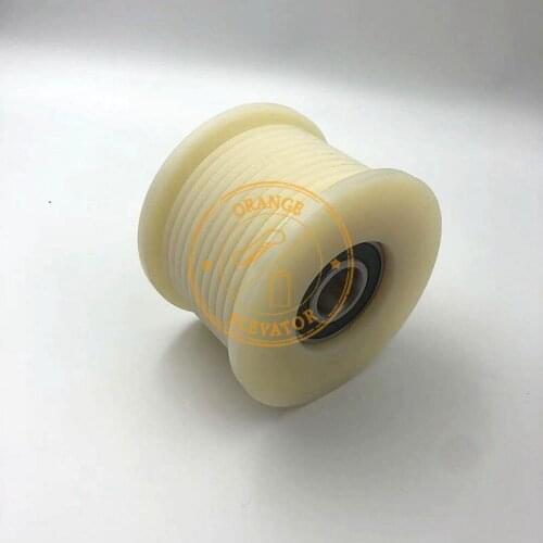 Suitable for Schindler 9300 tugboat handrail belt pressure pulley 97*70*6204 with side