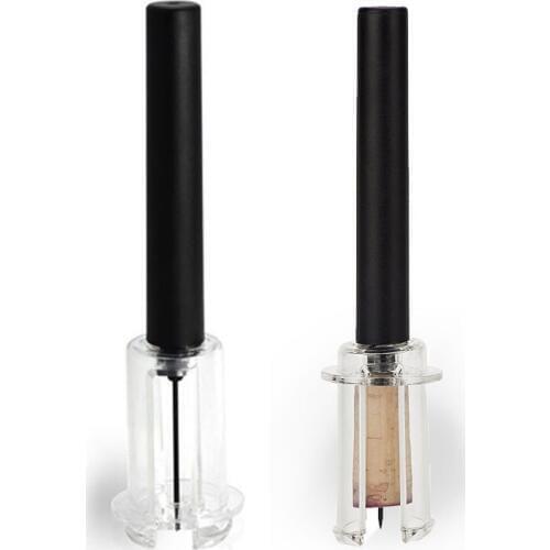 Free shipping 100pcs /lot Red Wine Opener Air Pressure Cork Popper Bottle Pumps Corkscrew Cork Out Tool lin4588