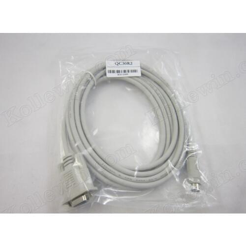 Free Shipping QC30R2, Compatible RS232 Interface PLC cable for Original Q series PLC