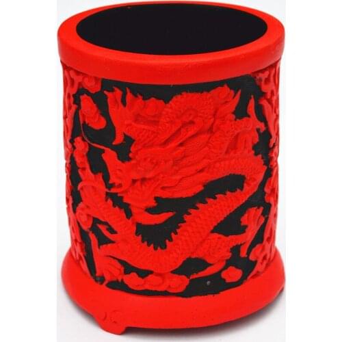 Business Gifts China Beijing Special Lacquer Handicraft Decoration 4 Inch Lacquer Pen Holder