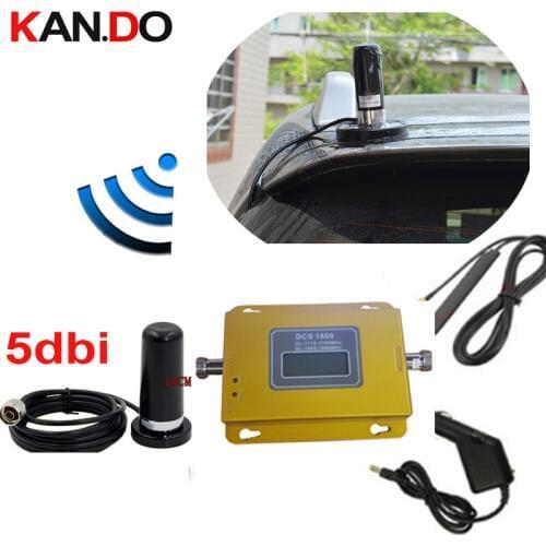 Big Magnet base anenna 69dbi 2G 1800mhz dcs mobile phone signal booster 4G network signal repeater 4g FDD amplifier for car