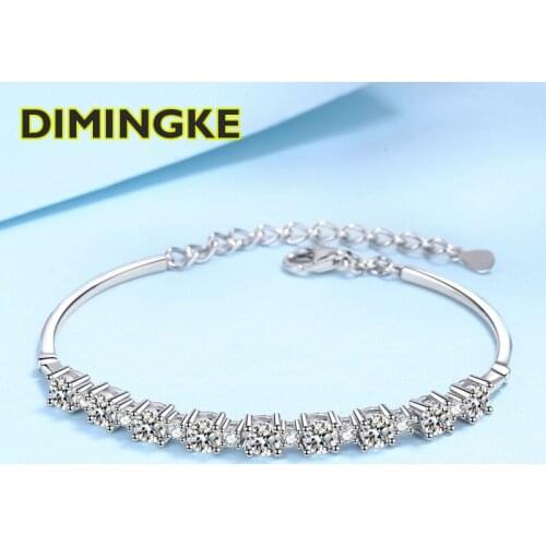 DIMINGKE Silver Bracelets