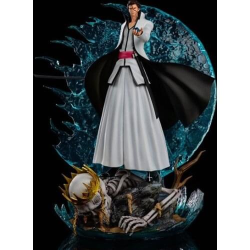 BLEACH GK Statue WS-Studio Aizen Sousuke Solid Color With LED Lights Resin Action Figure Collection Model Toys F23