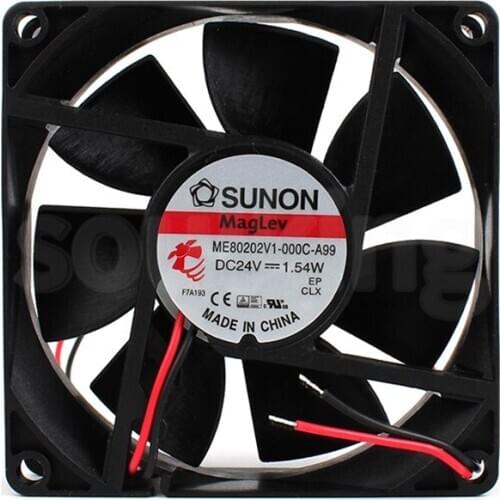 ME80202V1-000C-A99 8020 24V 1.54W inverter cooling fan 6 Month Warranty
