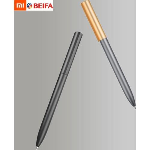 Xiaomi BEIFA Metal Sign Pen Ballpen Mijia Signing Pen 0.5MM PREMEC Smooth Switzerland Refill Black Ink Japan Office School Gift