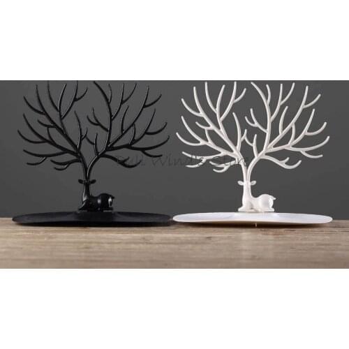 Fashion brief sika deer angle jewelry storage box Creative desktop storage Decoration