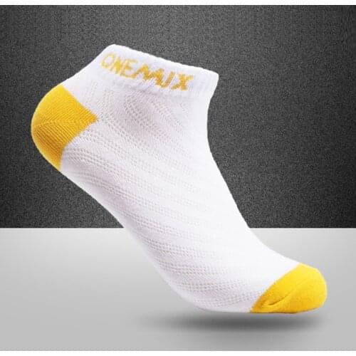 ONEMIX Men Socks Sports Running Socks Cotton Socks 1 Pairs/Lot Wearing For Outdoor Jogging Walking Ship On Random