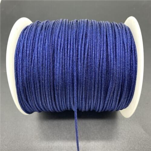 0.5/0.8/1.0/1.5mm NavyBlue Nylon Cord Thread Chinese Knot Macrame Cord Bracelet Braided String For Shamballa Rope