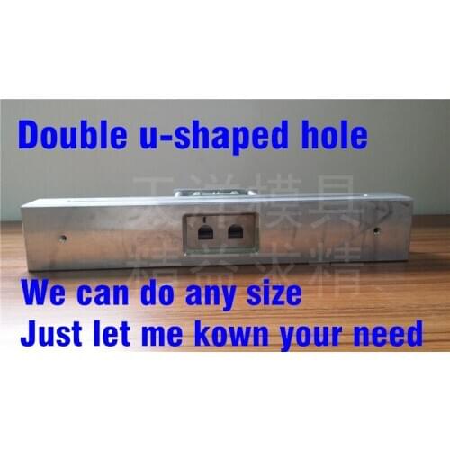 Double u-shaped hole pneumatic punching machine Plastic bag punching machine