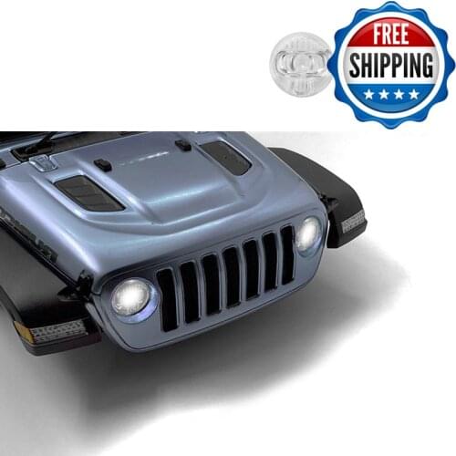 Front headlight lens transparent cover for AXIAL SCX10 III JEEP 1/10 rc car part