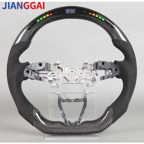 Carbon Fiber LED Steering Wheel Fit For Honda accord 10th 2018-2021Itlay Alcantara