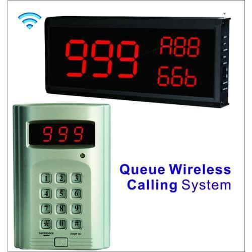 SHIHUI 3- Number Display Receiver+999-Channel Caller Wireless Calling Paging Queuing Restaurant Customer Service For Fast Food