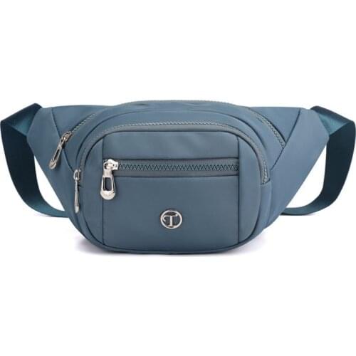 Womens Fashion Pack High Quality Nylon Waist Bag Shoulder Crossbody Chest Bag Female Belt Bag Women Handbag Backpack Satchel