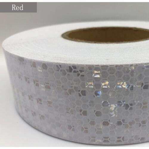 5cmx10M Reflective Material Sticker Safety Warning Tape Reflective Film Car Motorcycles Safety Warning Tape Reflective Stickers