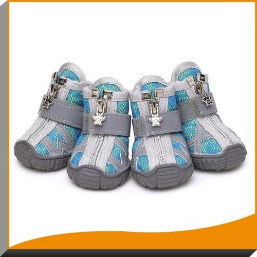Dog Shoes Small Medium And Large Dog Reflective Mesh Anti-slip Breathable