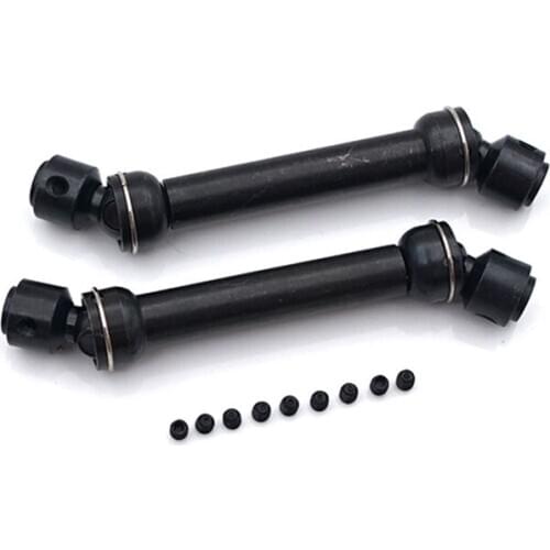 Top 2PCS 86-126mm Metal Steel Universal Drive Shaft for RC Crawler Car SCX10 D90 RC Cars Part Accessories