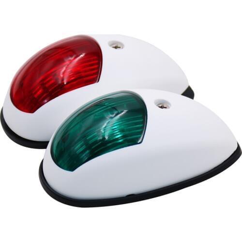 12V24V currencyRed/Green LED Navigation Light Signal Lamp Sidelight for Marine Boat Yacht Accessory Indicator light accessories