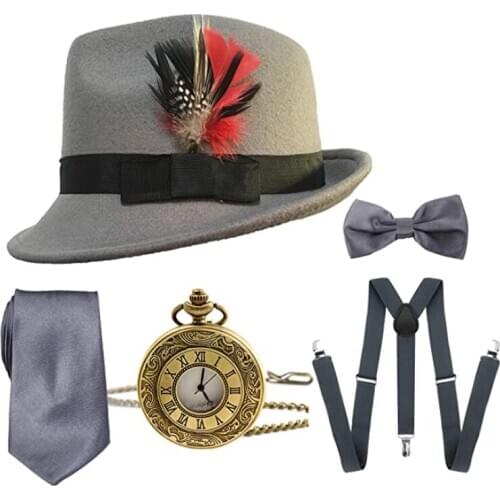 The 1920s vintage Great Gatsby party retro set and newspaper boy retro set