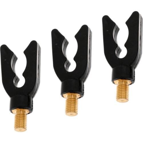 3 Pieces Fishing Rod V Holders Replacement Head Fishing Pole Rest Rack Universal Screw Joint