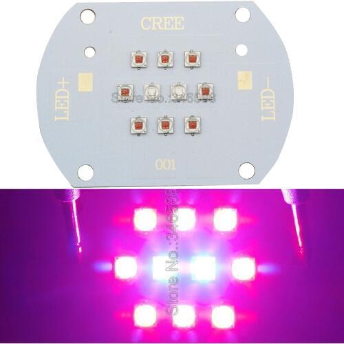 Cree XLamp XPE2 XP-E2 30W LED Bulb Lamp Light Red 8pcs + Blue 2pcs Mixed Color DIY High Power Led Emitter Lamp Light