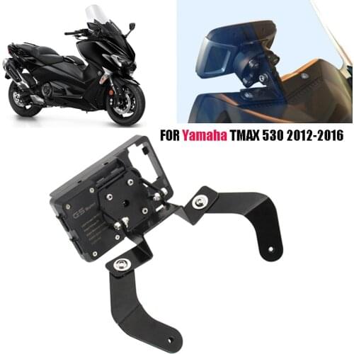 Mobile phone stand navigation bracket FOR Yamaha TMAX530 TMAX 530 TMAX-530 2012-2016 Bracket Mount Smartphone GPS Holder