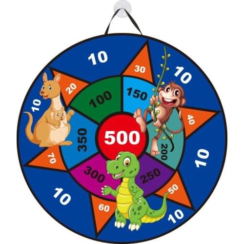 Childrens sticky ball dart board steel ring sticky ball dart target cartoon sucker sticky ball indoor kids toy wholesale new