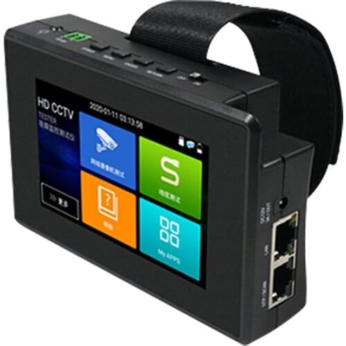 DS-2FG0001-W 4K IP Camera Tester H.265 H.264 Encoding Wrist CCTV Tester With Wifi 4" Touch Screen