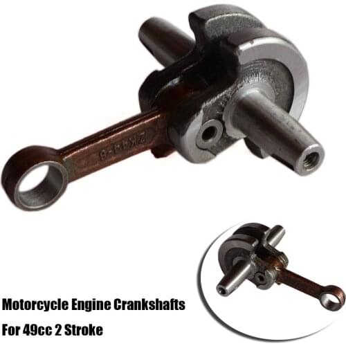 Motorcycle Engine Crankshafts For 49cc 2 Stroke Heavy Performance Pull Circle Crank Shaft Gas Mini Pocket Pit Bike Parts New