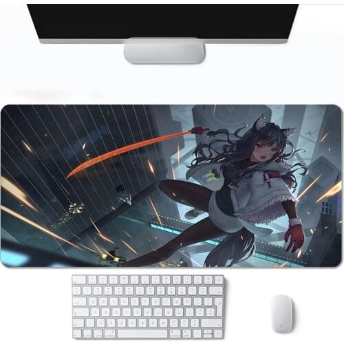 Anime Arknights Gaming Computer Accessories Gamer Cabinet Game Pad for Mouse Deskmat Natural Rubber Non-slip Mat For Office Rug
