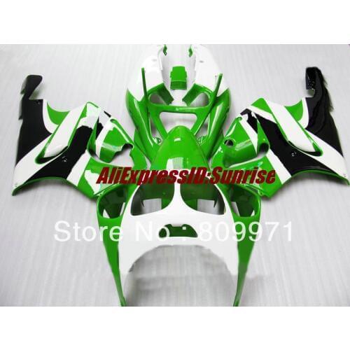 K253 Fashion green white Fairing for KAWASAKI Ninja ZX7R 96-03 ZX-7R1996-2003 ZX 7R 96 97 98 99 00 01 02 03 1996 2003