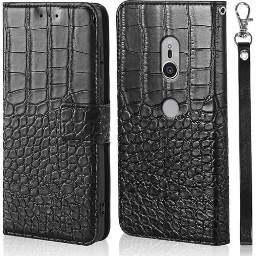Leather Wallet Flip Case For Sony Xperia XZ2 Case Card Holder Magnetic Book Cover for Xperia XZ2 H8216 H8266 H8296 5.7" Case