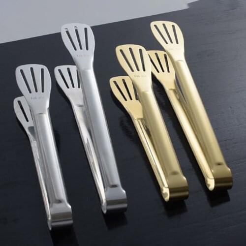 Stainless Steel Kitchen Tong Simple & Easy Grip Multi Function Stainless Steel Long Handle Food Clip Household Tool