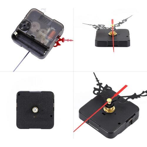 Large Favorably Quartz Wall Clock Movement Mechanism DIY Repair Part Set Spindle Hands Hanging Black Watch Repair Replacement