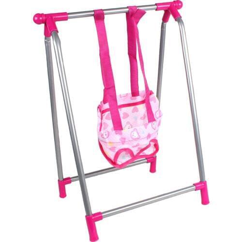 Baby Toddler Swing Set ABS Furniture Toy For 9-12" Reborn Doll Mellchan Doll