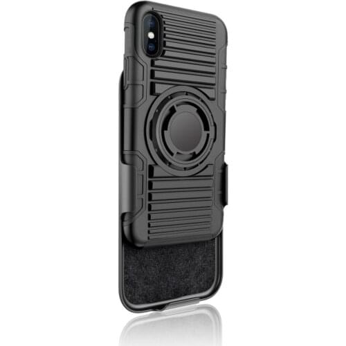 Newest 8 in 1 multifunction robot armor case with ring kickstand bike mount cases car holder casing for iPhone X