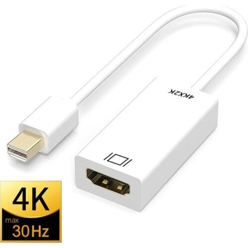New Mini Displayport to HDMI-compatible cable for Macbook Air Pro 4k 1080P TV projector Projetor DP 1.4 display port converter