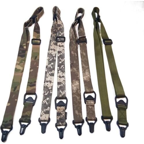 Hunting Dual Two 2 Points Rifle MS3 Sling Adjustable Nylon multifunctional Gun rope Airsoft Tactical Shooting gun Accessories