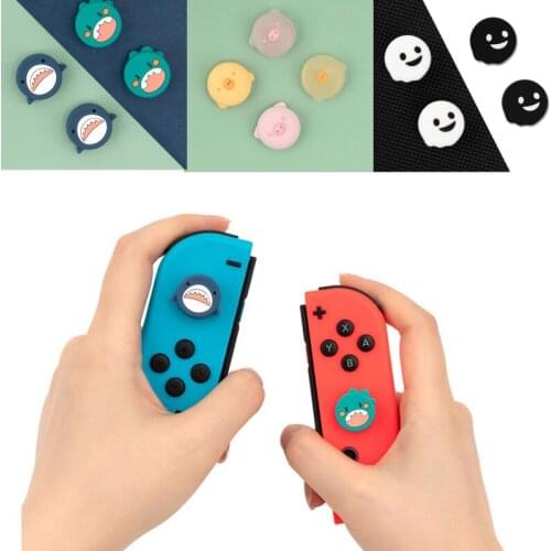 Ghost Shark Soft Thumb Stick Grip Cap Joystick Protective Cover For Nintendo Switch NS Lite Joy-con Controller Thumbstick Case